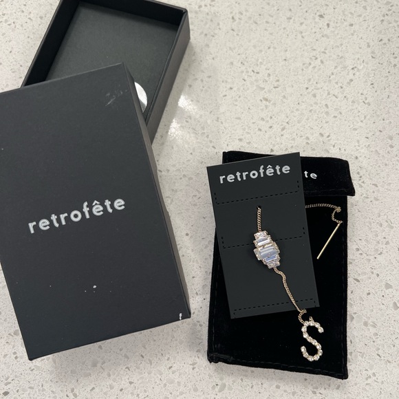 Retrofete Jewelry Retrofete Aster Earring Gold Letter S Poshmark